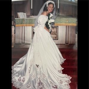 Wedding dress. Dry cleaned.